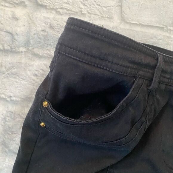 Cache women 8 cotton blend crop ankle pants black - Picture 3 of 11